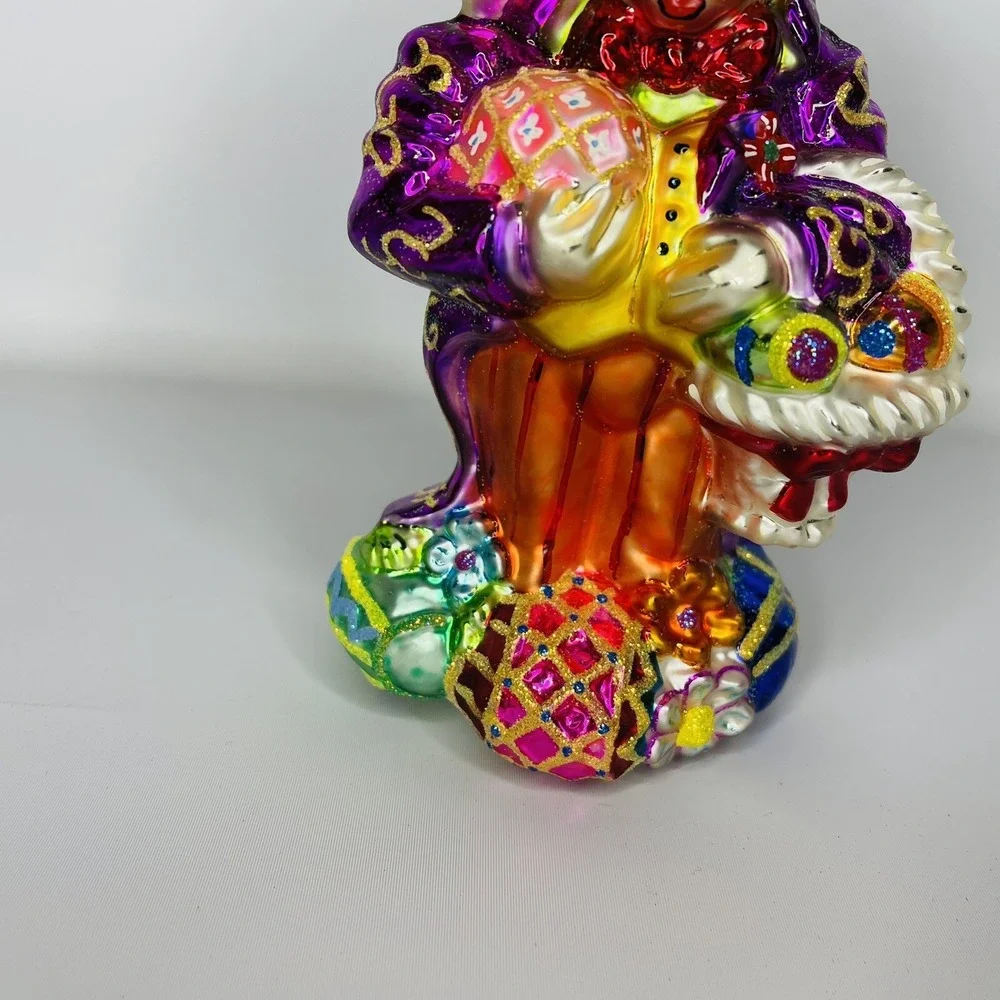 Christopher Radko Ornament DAPPER HARE JR. Spring Easter Blown Glass‎ 6.5